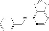 Công thức cấu tạo của Cytokinin - 6BA (Benzylaminopurine)