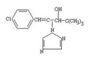 Công thức cấu trúc Uniconazole nguyên chất